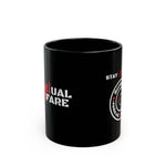 Stay on Target 11oz Black Mug