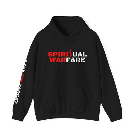 Armor of God Hoodie (red & black shield)