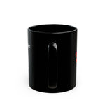 Stay on Target 11oz Black Mug