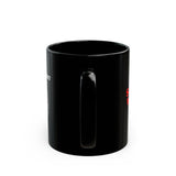 Stay on Target 11oz Black Mug