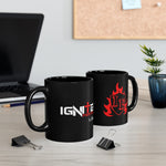 Ignited Logo 11oz Black Mug