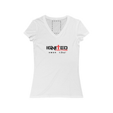 Women's Jersey Short Sleeve V-Neck Tee