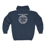 Stay on Target Full Zip Hooded Sweatshirt